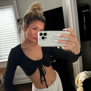 Black Long sleeve Top